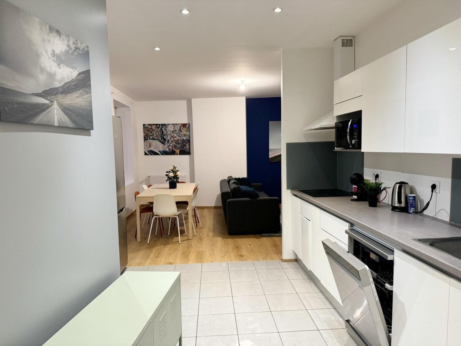 24 Chic & Cosy Grand Appart 88M2 Parking Gratuit Hypercentre Netflix Сент-Этьен Экстерьер фото