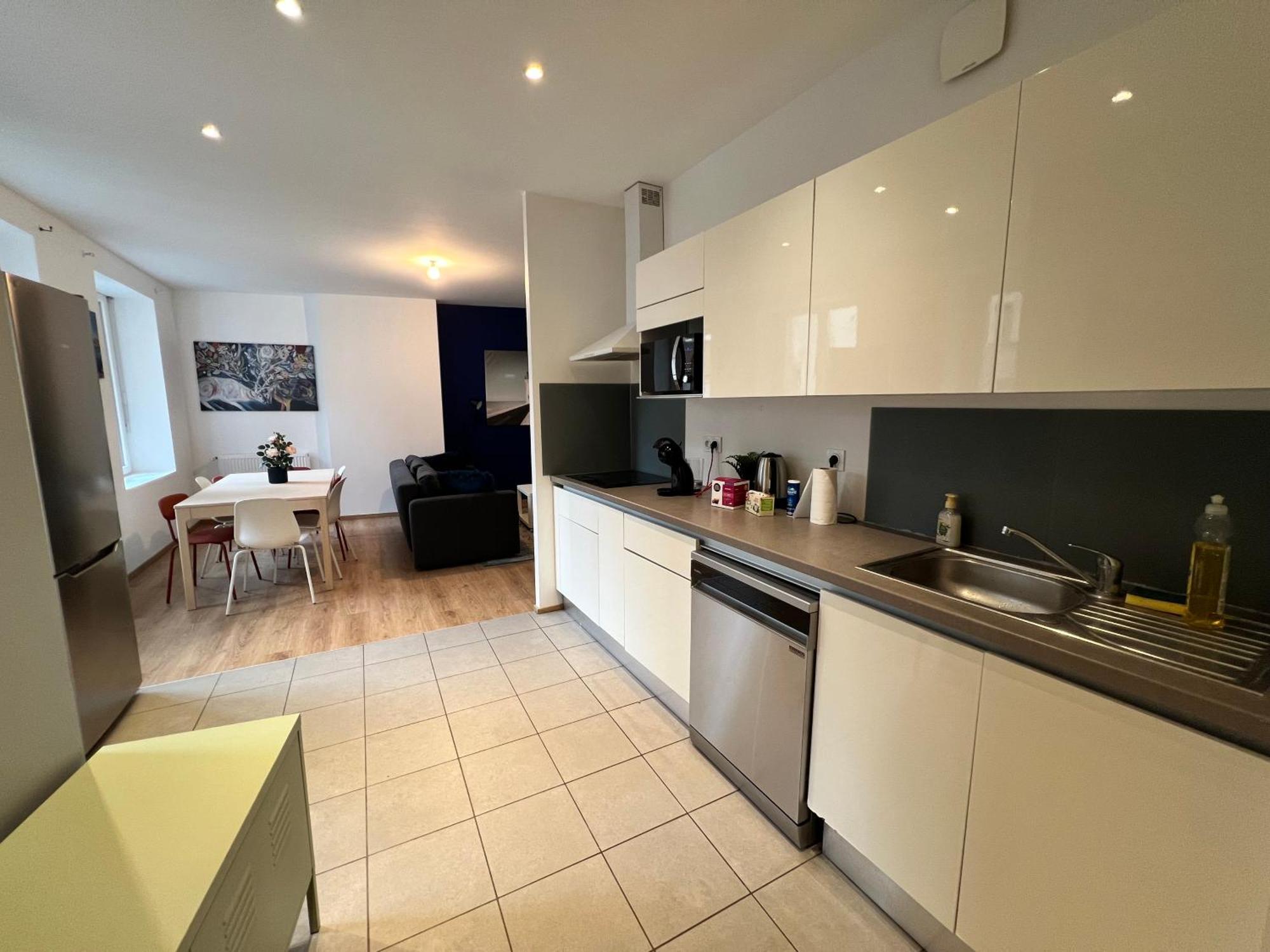 24 Chic & Cosy Grand Appart 88M2 Parking Gratuit Hypercentre Netflix Сент-Этьен Экстерьер фото